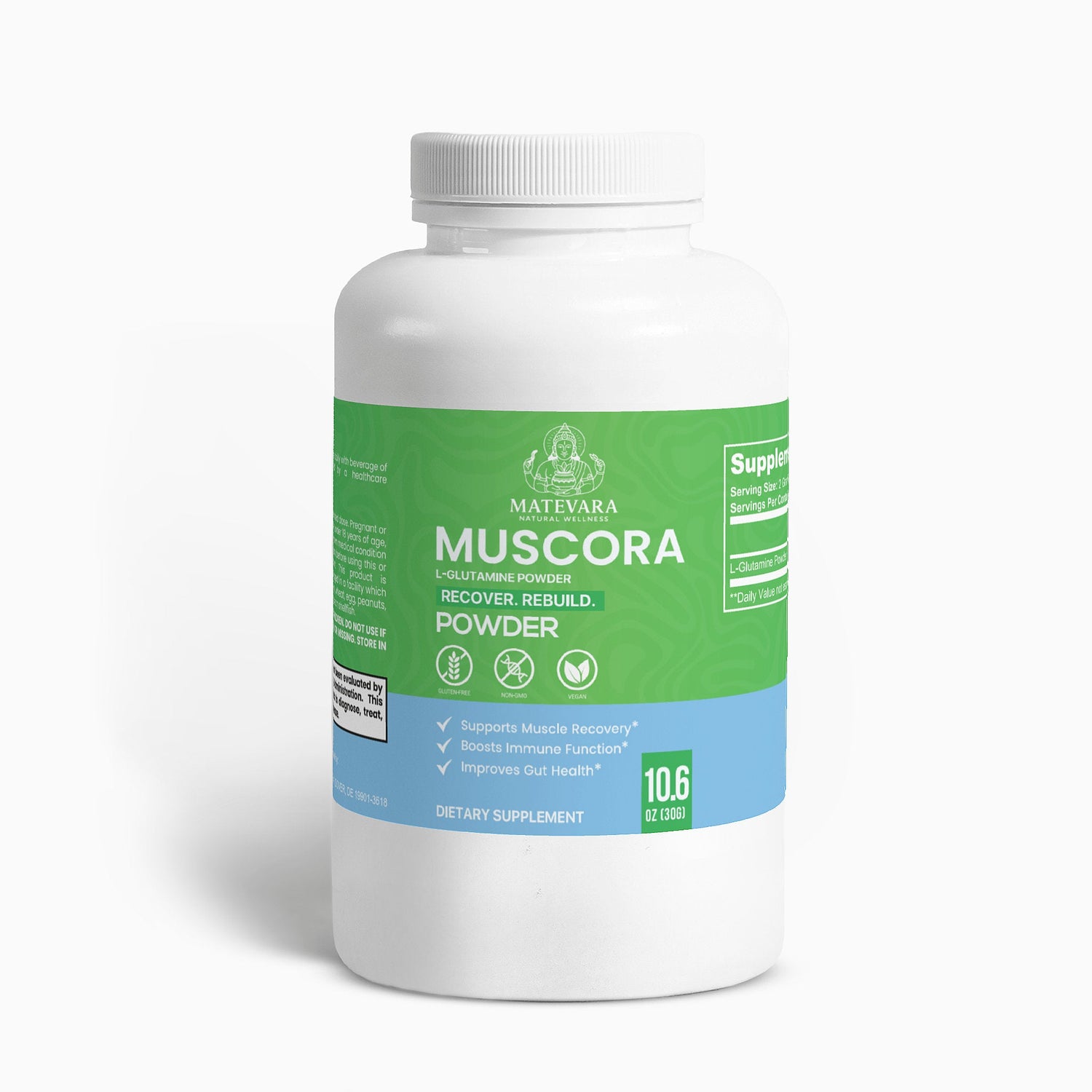 Muscora - L - Glutamine Powder - Matevara
