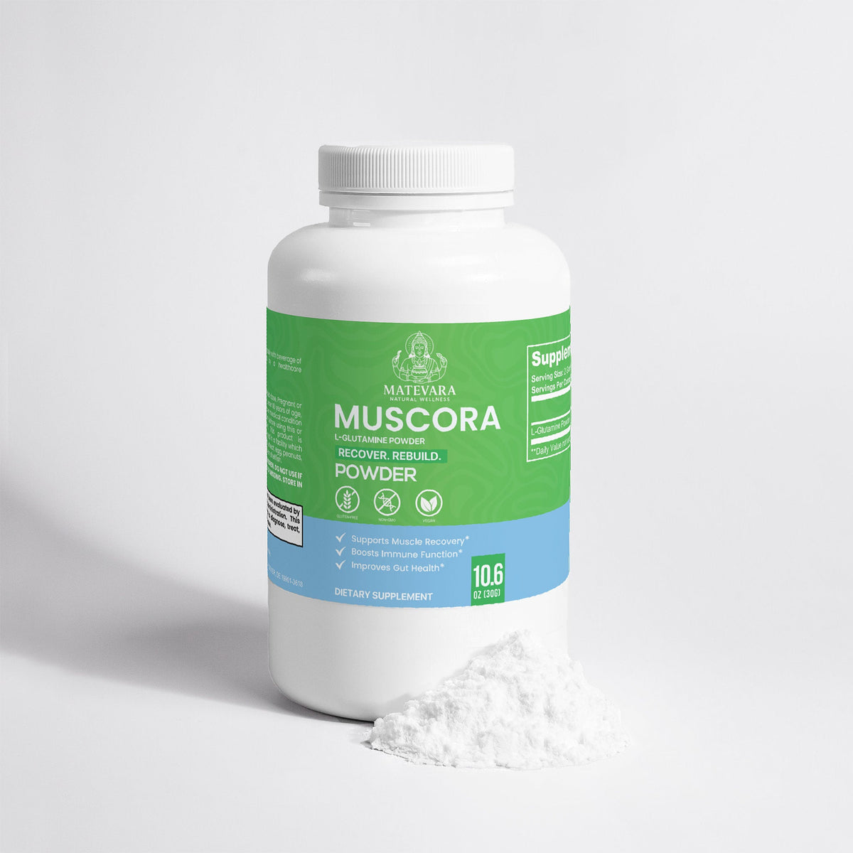Muscora - L - Glutamine Powder - Matevara
