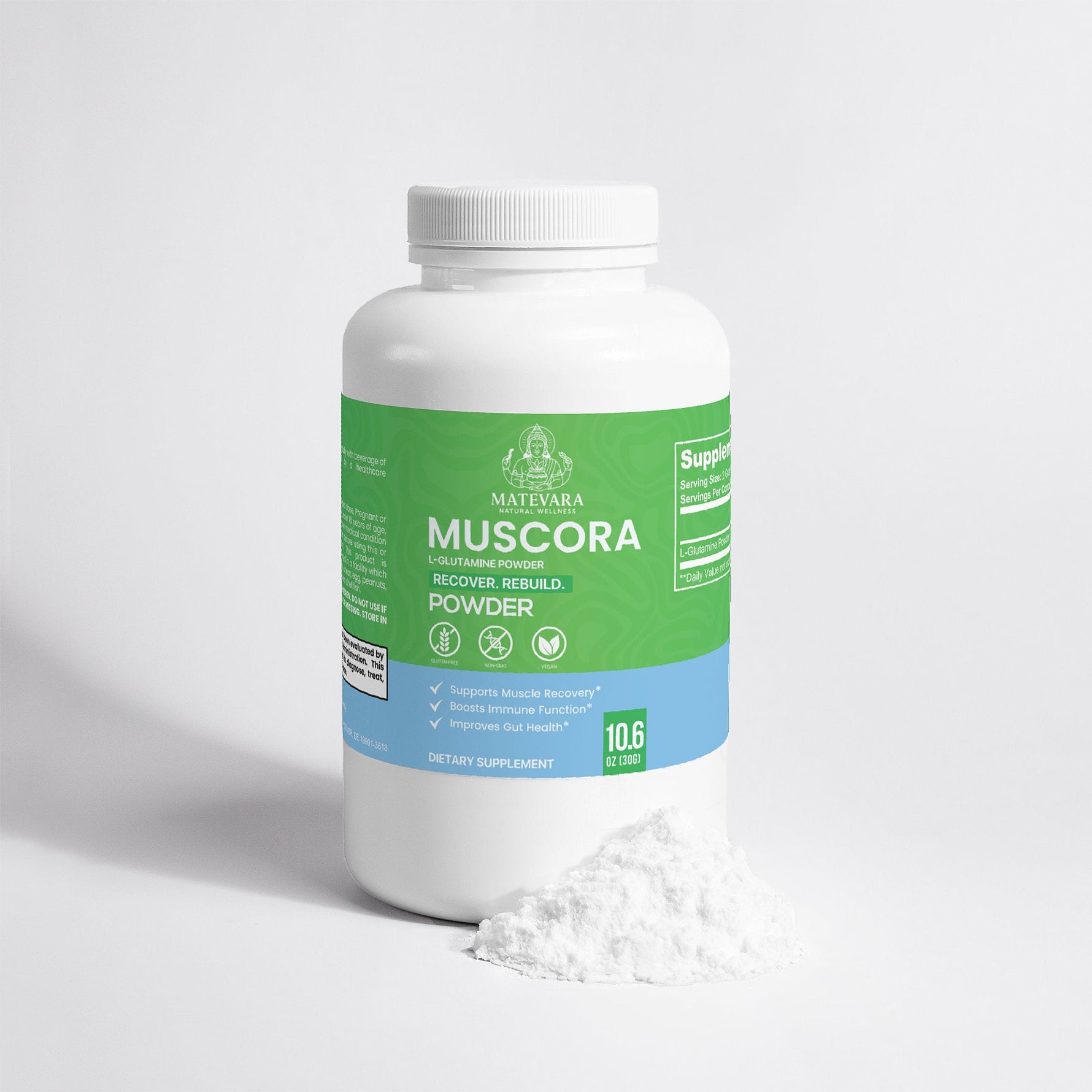 Muscora - L - Glutamine Powder - Matevara