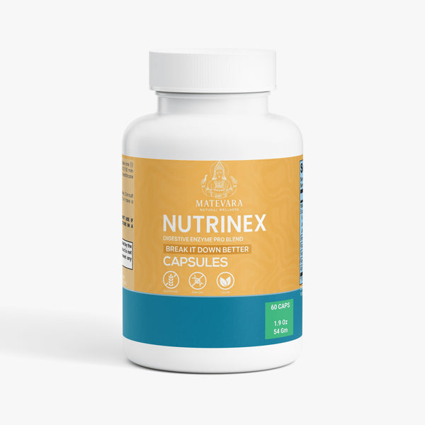 Nutrinex Digestive Enzyme Pro Blend Supplement | 60 Count - Matevara