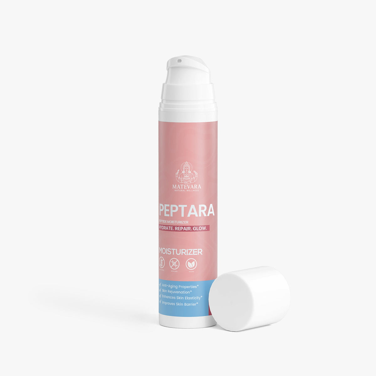Peptara Peptide Moisturizer – Hydrate, Firm & Restore Skin Naturally - Matevara