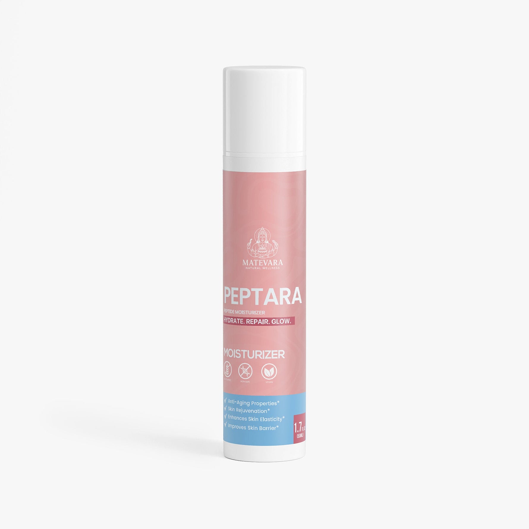 Peptara Peptide Moisturizer – Hydrate, Firm & Restore Skin Naturally - Matevara