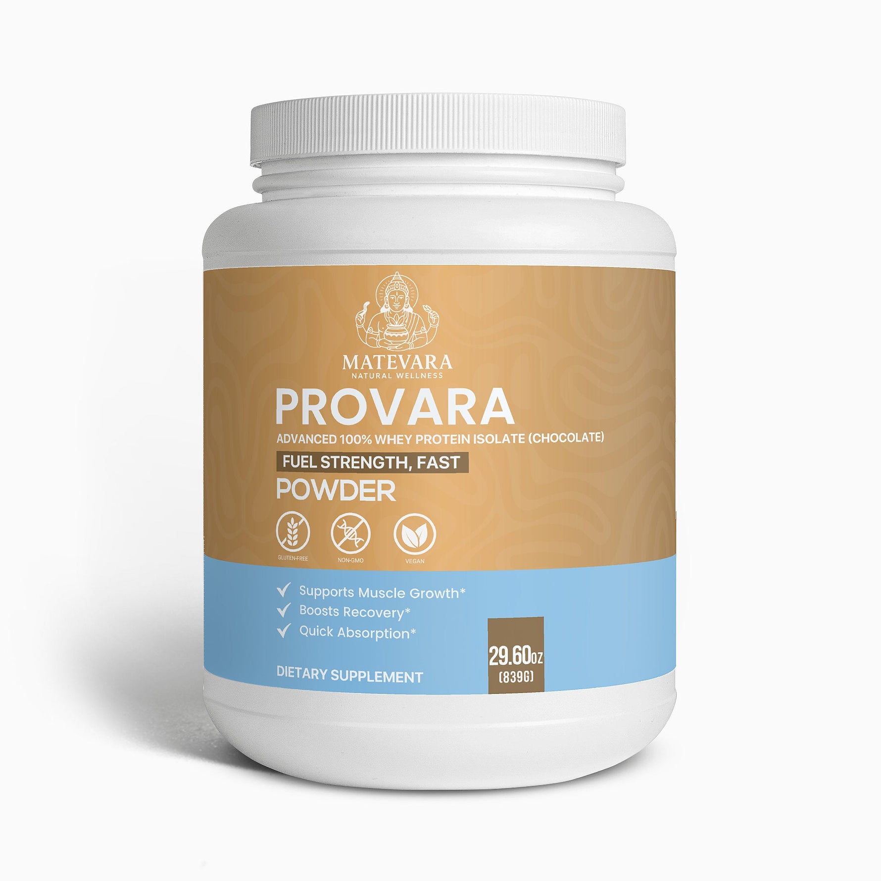 Provara - Advanced 100% Whey Protein Isolate (Chocolate) - Matevara