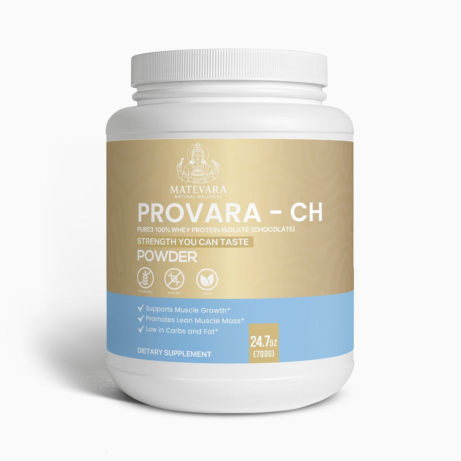 Provara - CH - Pure3 100% Whey Protein Isolate (Chocolate) - Matevara