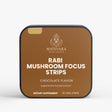 RABI Mushroom Mind Support Strips| Dissolvable Oral Strips | 30 Count (Chocolate)