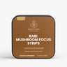 RABI Mushroom Mind Support Strips| Dissolvable Oral Strips | 30 Count (Chocolate)
