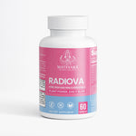Radiova Hair, Skin & Nail Support Complex | 60 Vegetarian Capsules - Matevara