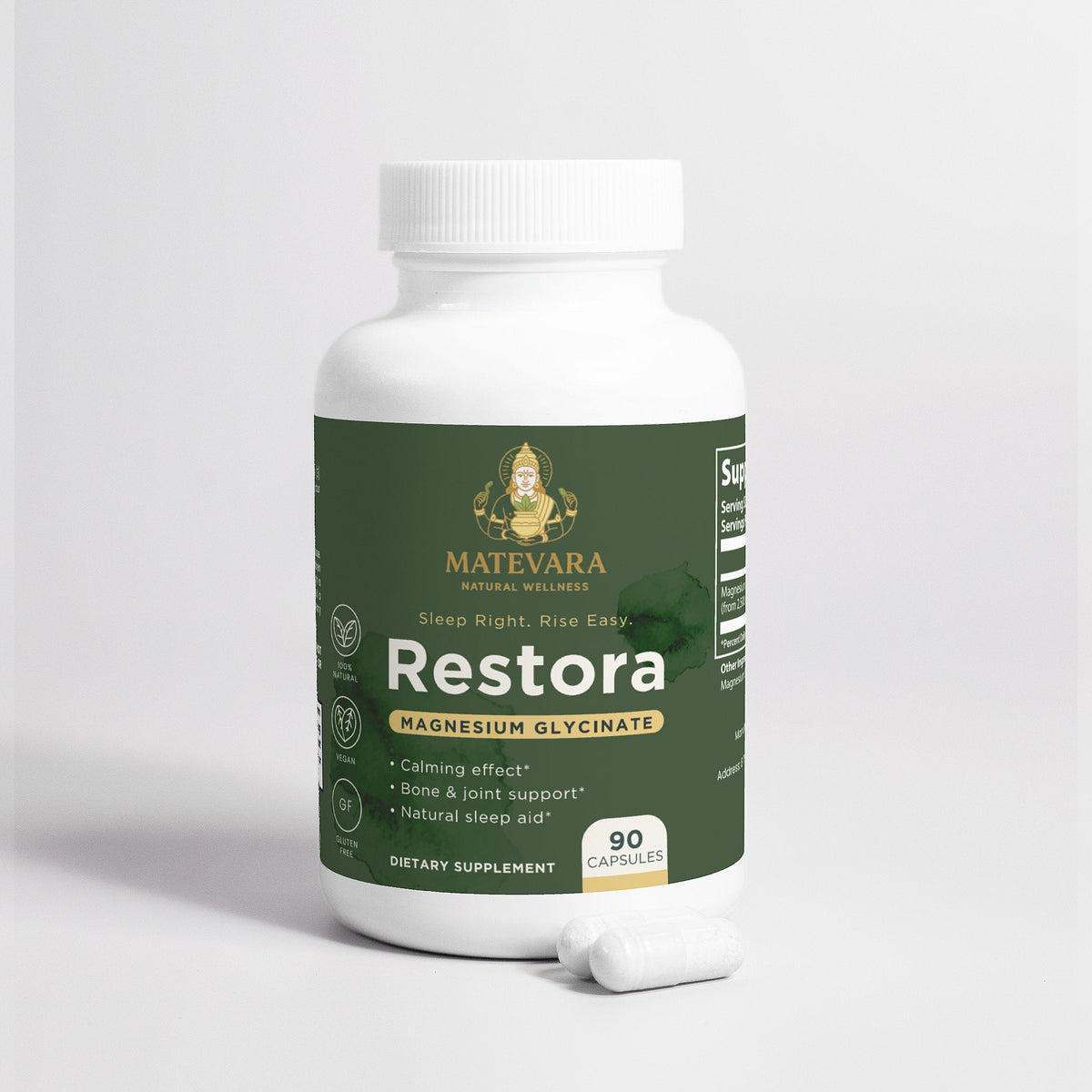 Restora - Magnesium Glycinate - Matevara