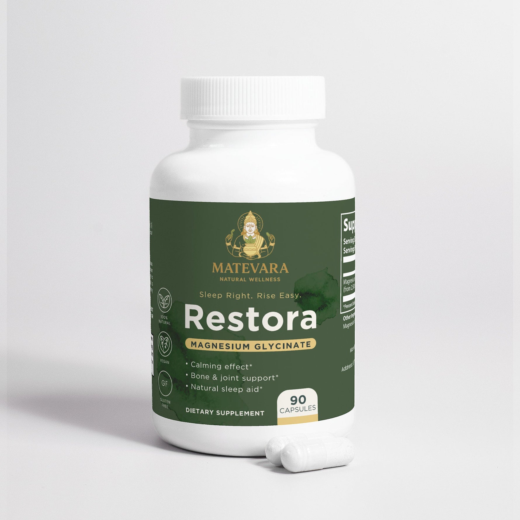 Restora - Magnesium Glycinate - Matevara