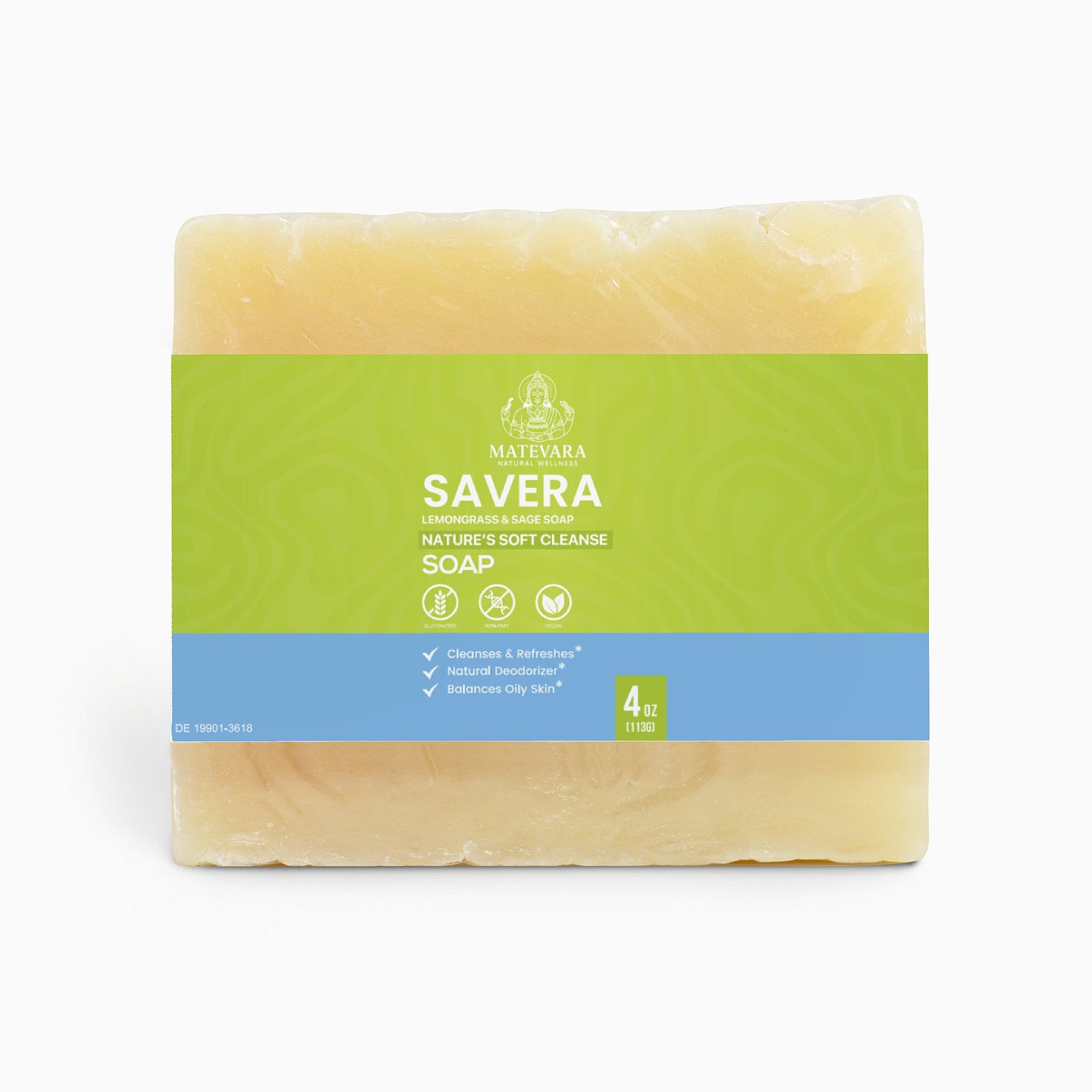 Savera - Lemongrass & Sage Soap - Matevara