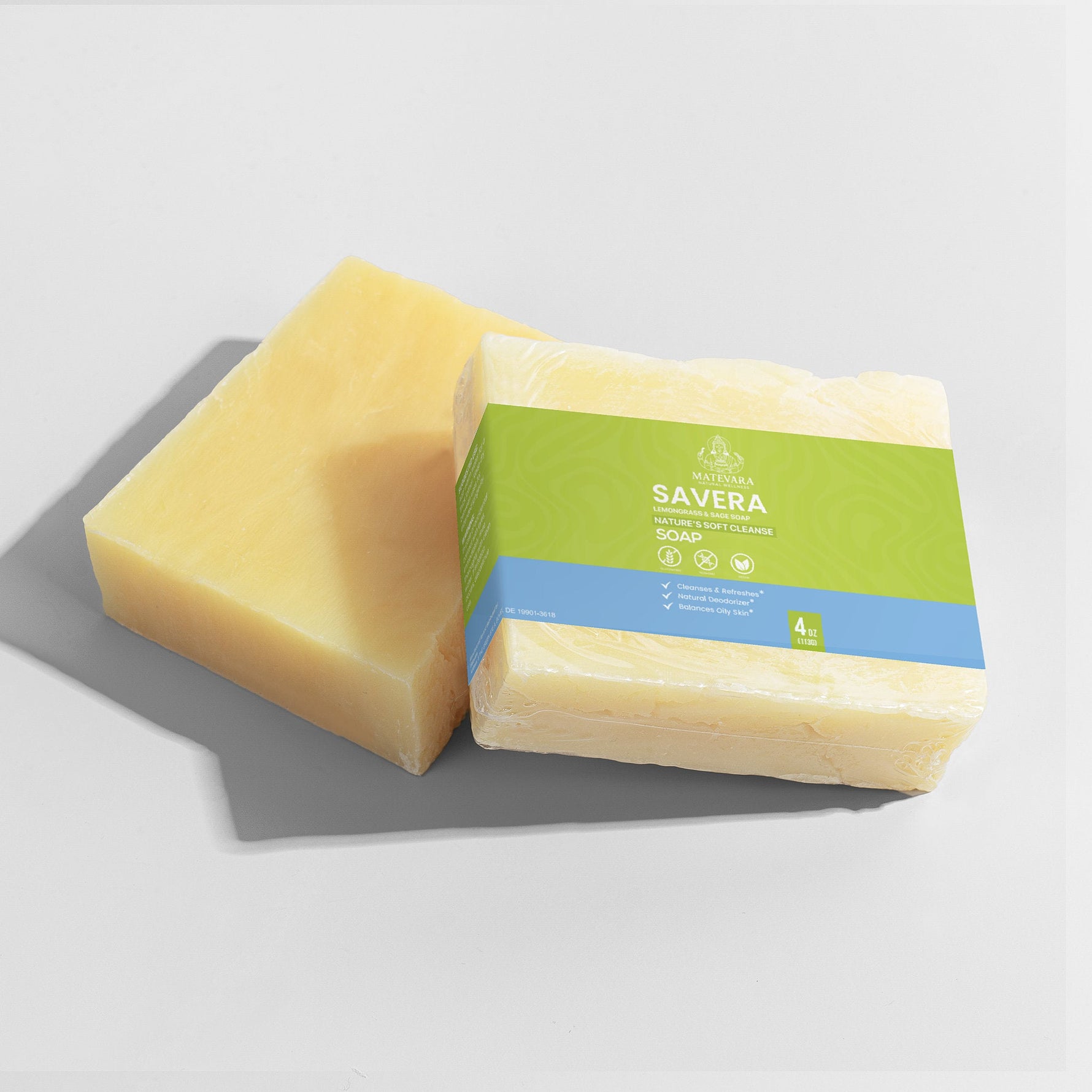 Savera - Lemongrass & Sage Soap - Matevara