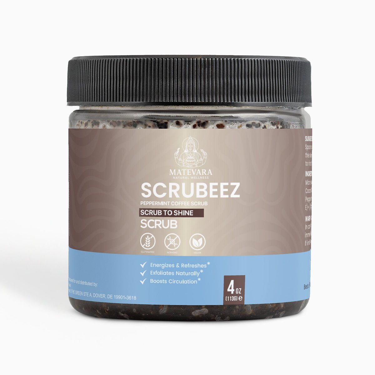 Scrubeez - Peppermint Coffee Scrub - Matevara