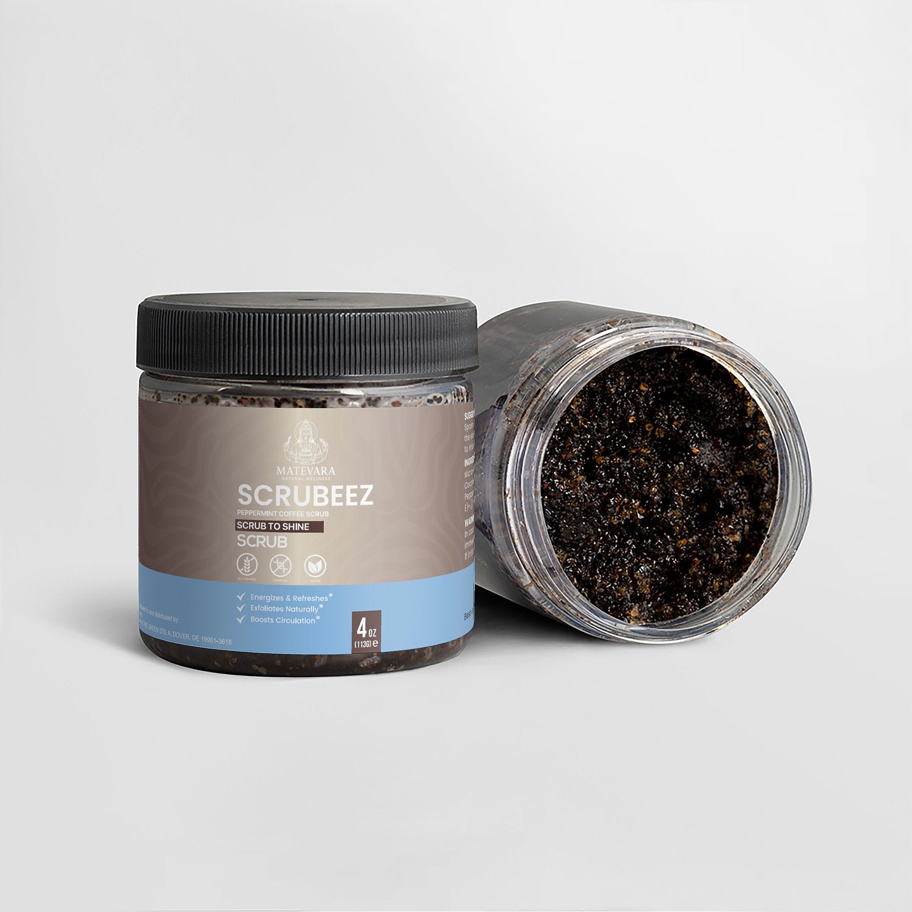 Scrubeez - Peppermint Coffee Scrub - Matevara