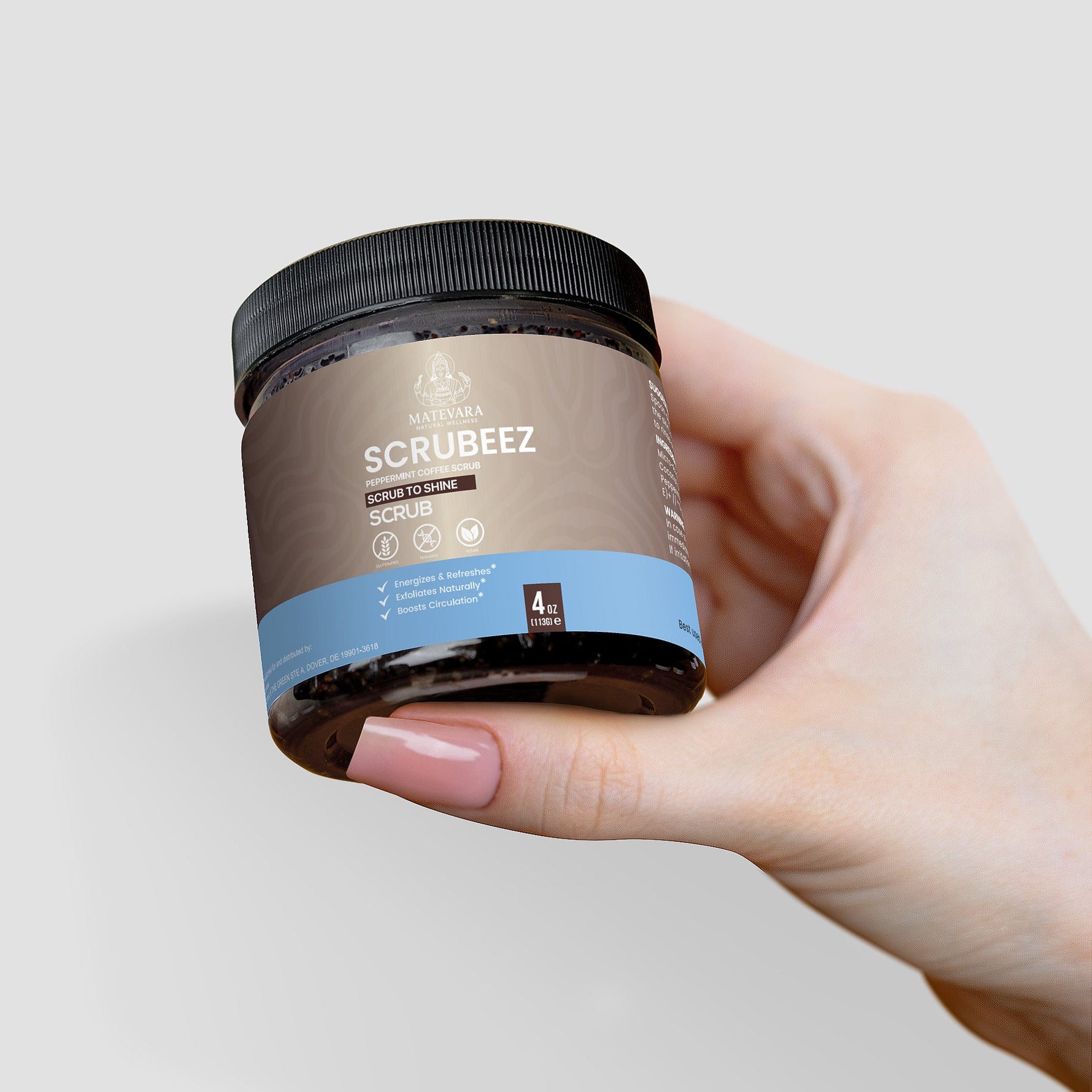 Scrubeez - Peppermint Coffee Scrub - Matevara