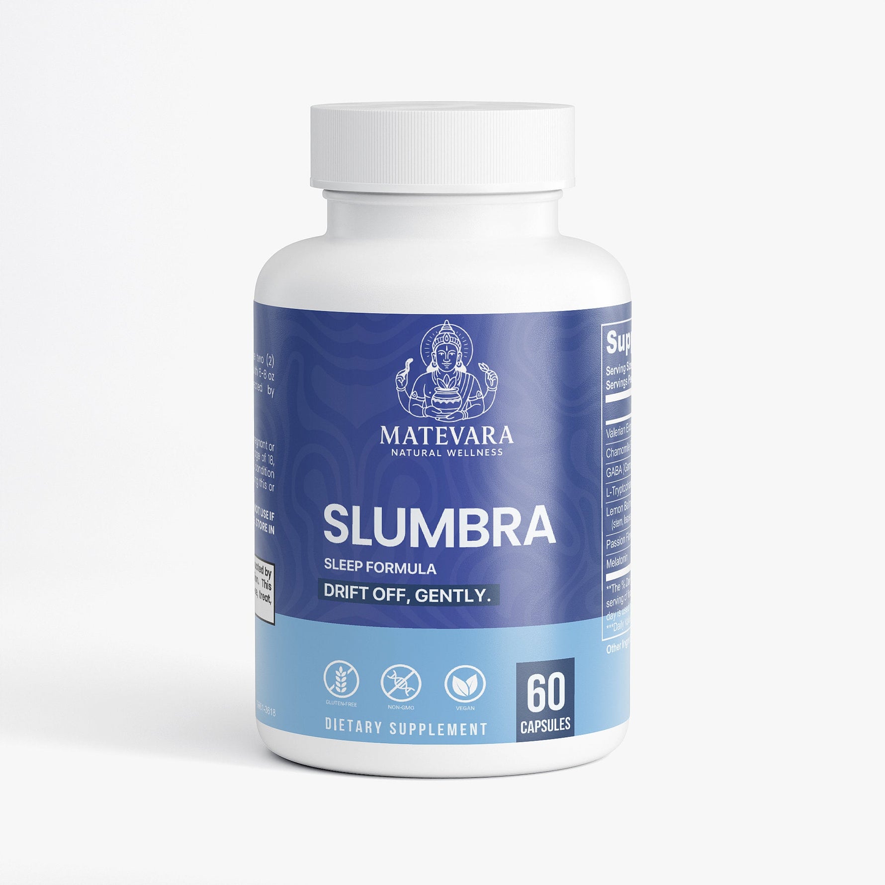Slumbra Sleep Formula |Dietary Supplement to Support Restful Sleep | 60 Count - Matevara