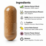 Slumbra Sleep Formula | Valerian, Melatonin & GABA Blend | Dietary Supplement to Support Restful Sleep | 60 Count* - Matevara