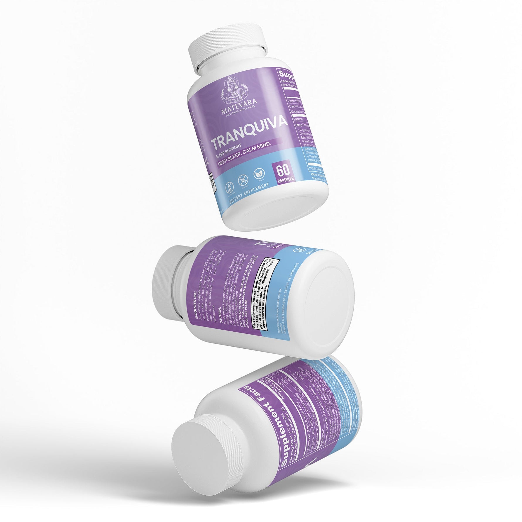 Tranquiva Sleep Support | 60 Count - Matevara