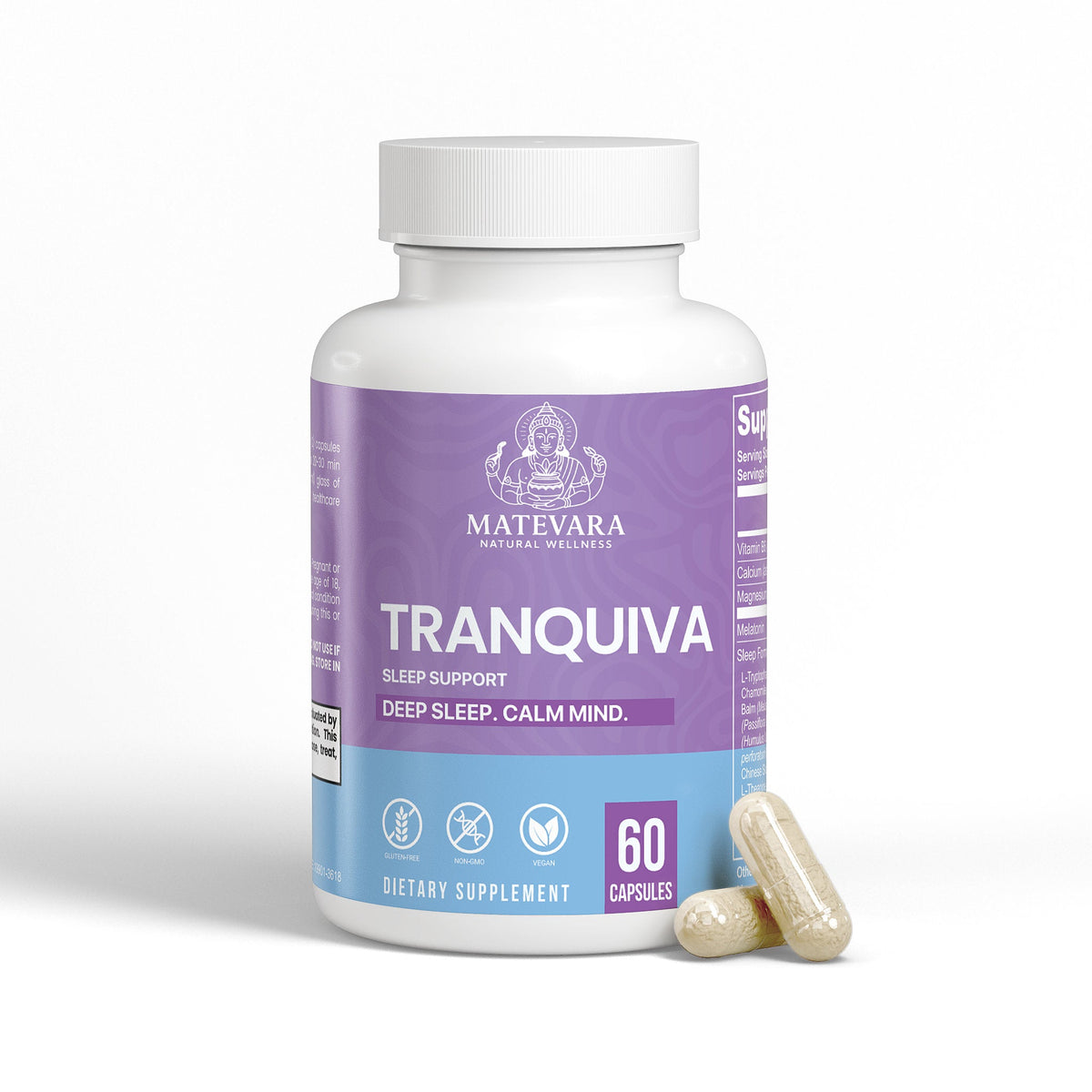 Tranquiva Sleep Support | 60 Count - Matevara
