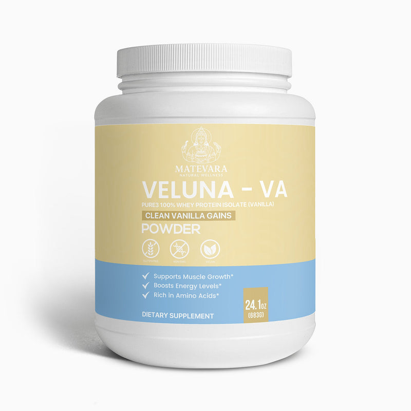 Veluna - VA - Pure3 100% Whey Protein Isolate Powder (Vanilla) - Matevara