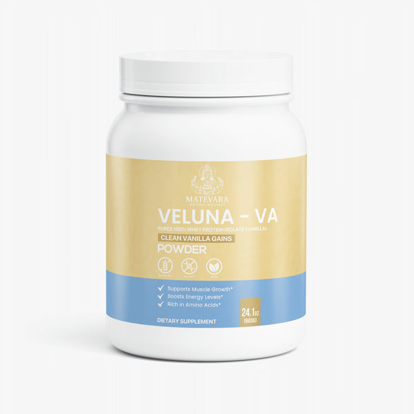 Veluna VA Pure3 Whey Protein Isolate Powder |24.1oz (683g)