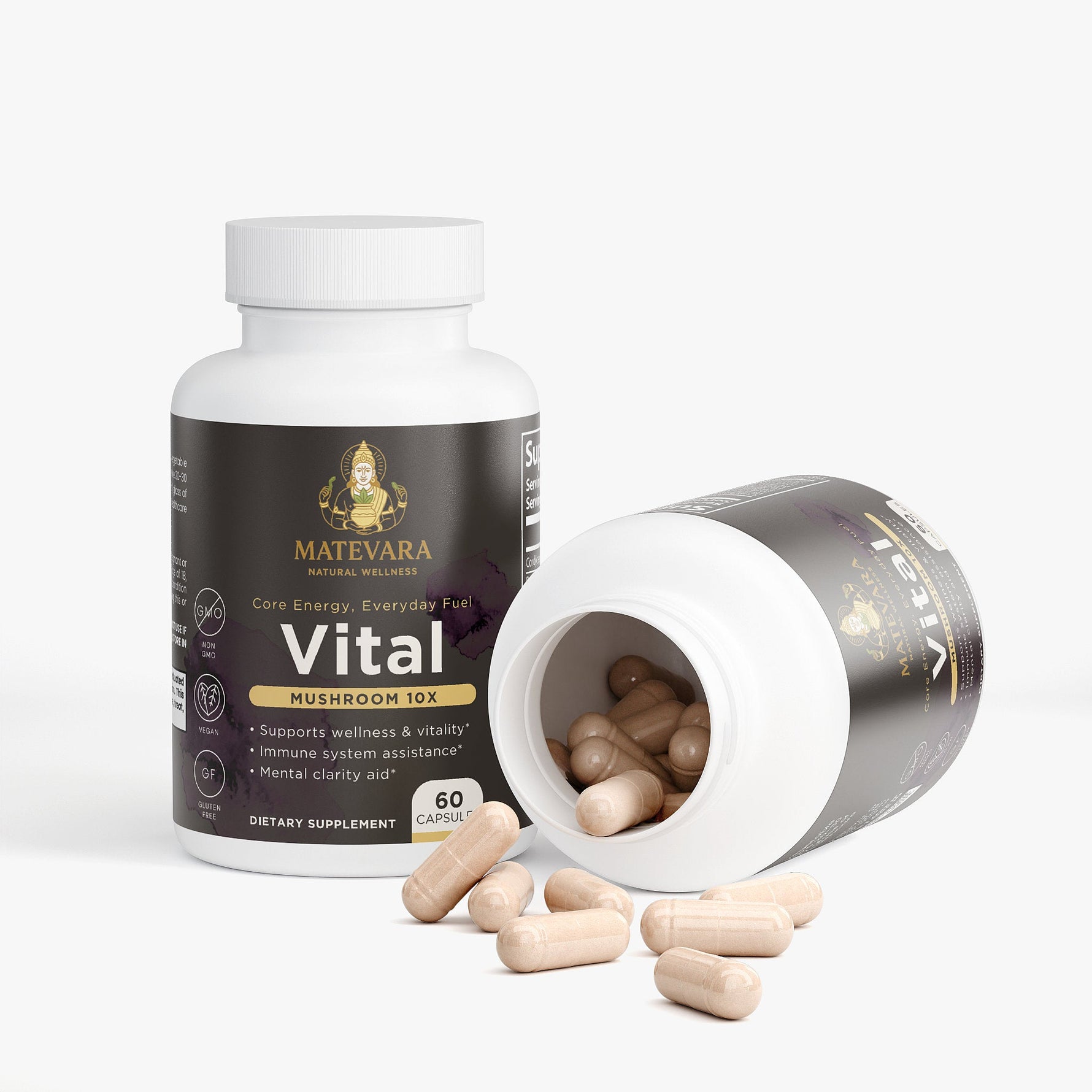 Vital Mushroom Complex 10X – Boost Immunity, Focus & Overall Wellness - Matevara